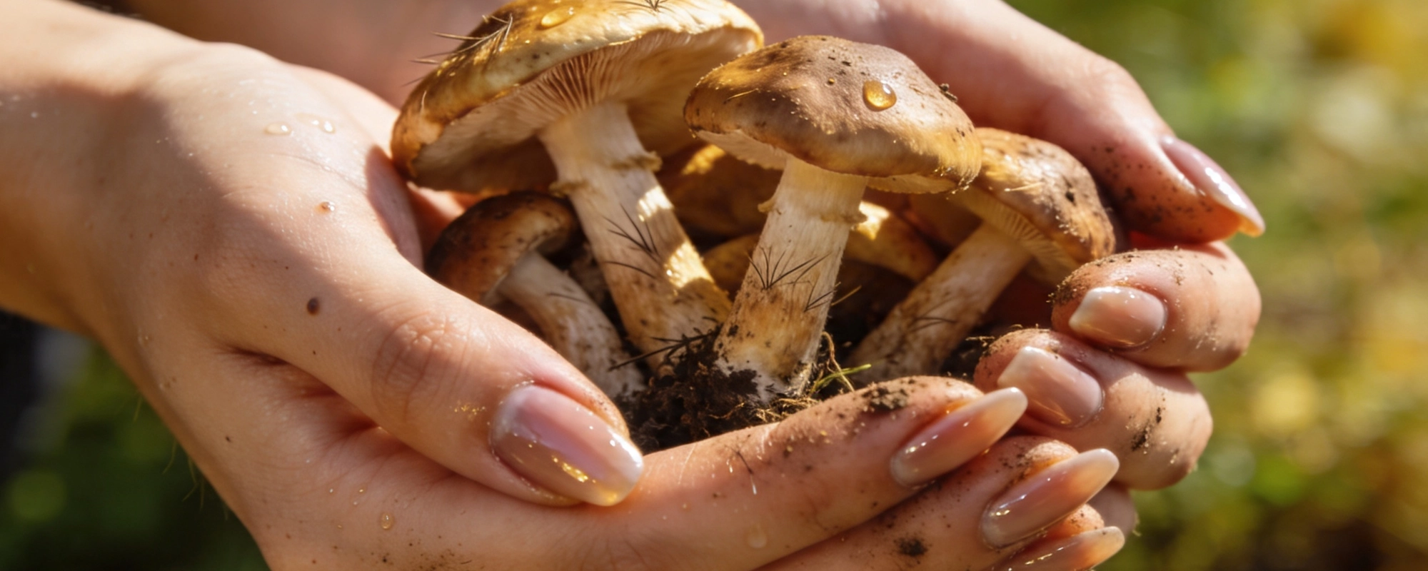 Pilze sammeln im Salzkammergut