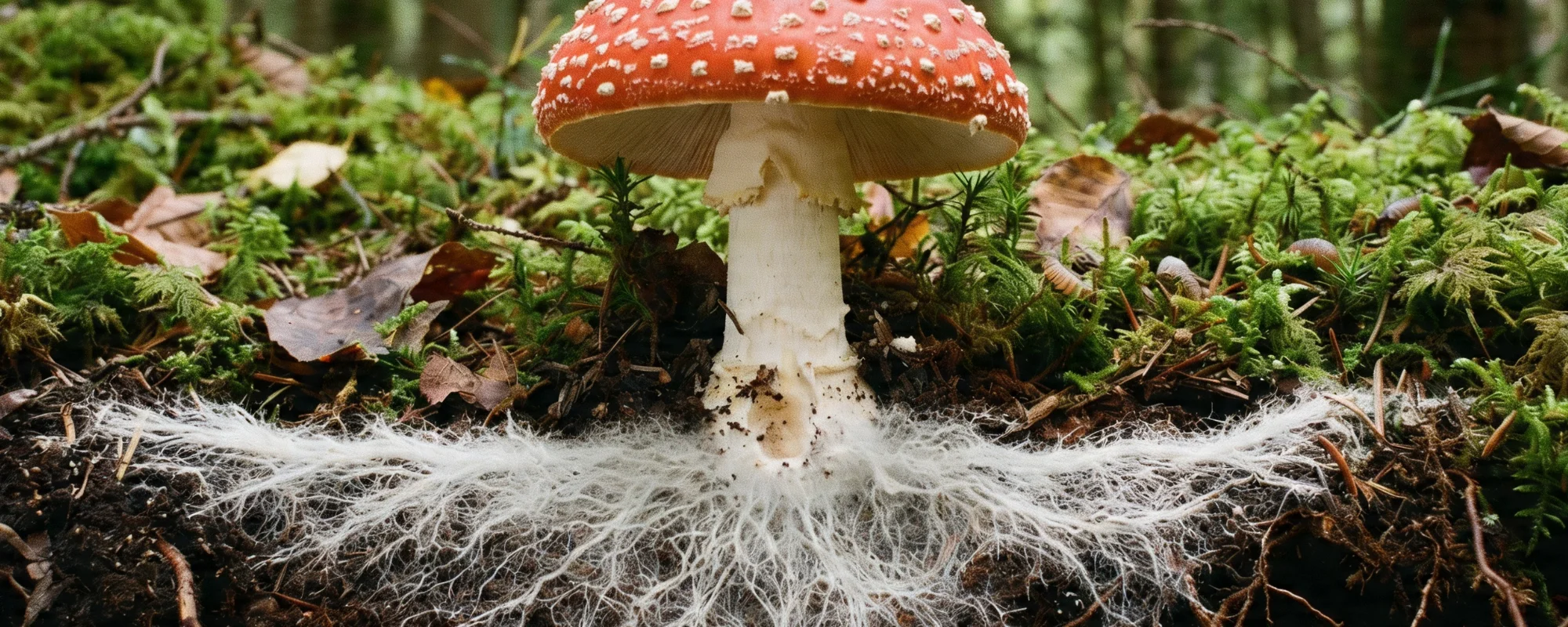 Myzel im Waldboden — das Netzwerk unter unseren Füßen